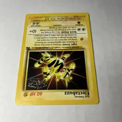 Pokemon TCG Electabuzz #2 Movie Black Star Promo 1999 Movie Card LP - Image 3