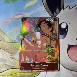 Portgas.D.Ace (Gift Collection 2023) P-028 One Piece Promotion Cards Foil Nm - Image 1