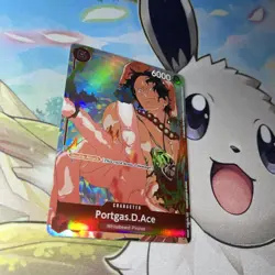 Portgas.D.Ace (Gift Collection 2023) P-028 One Piece Promotion Cards Foil Nm - Image 3