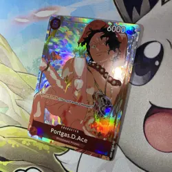 Portgas.D.Ace (Gift Collection 2023) P-028 One Piece Promotion Cards Foil Nm - Image 4