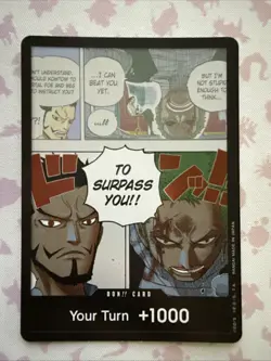 DON!! Card (Mihawk & Zoro) (Double Pack Set Vol.3) - Wings of the Captain (OP06) - Image 1