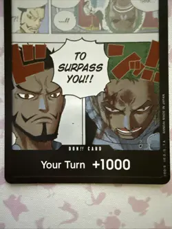 DON!! Card (Mihawk & Zoro) (Double Pack Set Vol.3) - Wings of the Captain (OP06) - Image 2