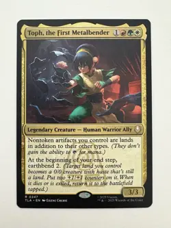 Toph the First Metalbender MTG Magic the Gathering Card NM Near Mint TLA - Image 1