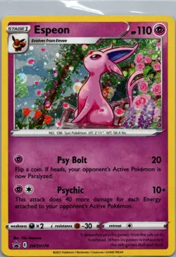 Espeon Promo SWSH: Sword & Shield Promo Cards SWSH174 NM - Image 1