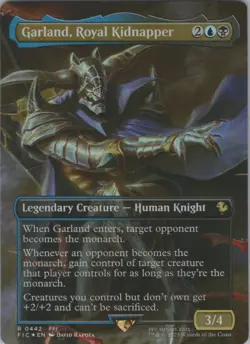 MTG Foil Garland, Royal Kidnapper (Borderless) R Commander: FINAL FANTASY 442 NM - Image 1