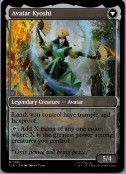 MTG (Regular) The Legend of Kyoshi M Avatar: The Last Airbender 186 NM - Image 2