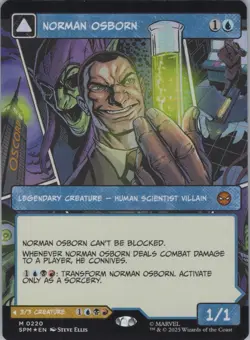 MTG Foil Norman Osborn (Borderless) M Marvel's Spider-Man 220 NM - Image 1