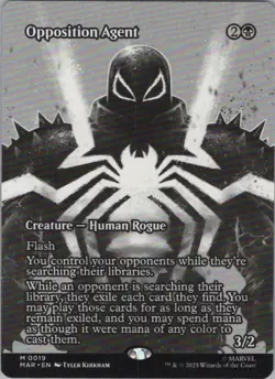 Opposition Agent (Borderless) M Marvel Universe Eternal-Legal 19 NM - Image 1