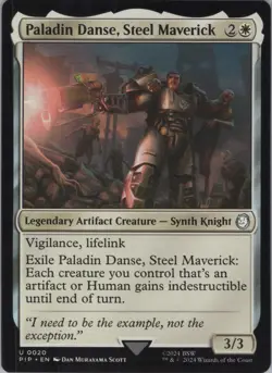 MTG Normal Paladin Danse, Steel Maverick U Universes Beyond: Fallout 20 NM - Image 1