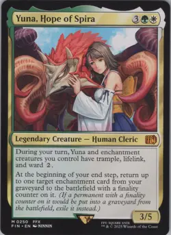 MTG Normal Yuna, Hope of Spira M FINAL FANTASY 250 NM - Image 1