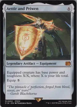 MTG Normal Aettir and Priwen M FINAL FANTASY 253 NM - Image 1