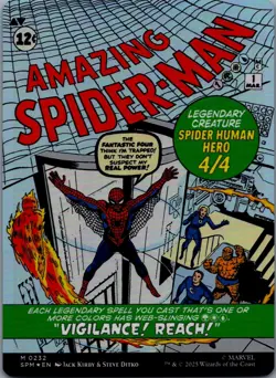 MTG Foil Peter Parker (0232) (Borderless) M Marvel's Spider-Man 232 NM - Image 2