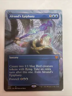 Alrund's Epiphany (Borderless) Kaldheim #295 Mythic - Image 1