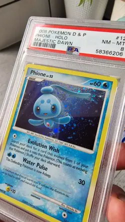 Phione Holo - Majestic Dawn, Diamond & Pearl - PSA 8 - Pokemon D & P - Image 1