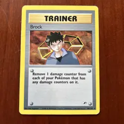 Pokemon TCG Gym Challenge Rare Trainer Brock 98/132 Lt Surge 101/132 Vintage Set - Image 2