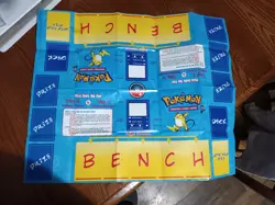 Vintage 2000 Wizards of the Coast Pokemon TCG Base Set 2 Playmat Pikachu WOTC - Image 1
