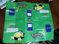Vintage 2000 Wizards of the Coast Pokemon TCG Base Set 2 Playmat Pikachu WOTC - Image 2
