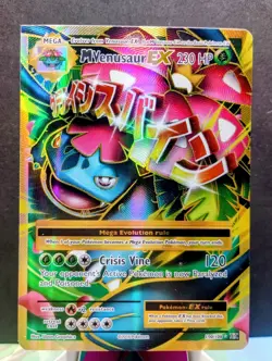 Pokemon TCG: Mega Venusaur EX #100/108 XY Evolutions Full Art Miscut Square Off - Image 1