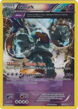 1x Golurk - 35/98 - Rare - Reverse Holo Lightly Played Pokemon XY-- Ancient Orig - Image 1