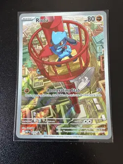 Pokemon TCG-Riolu Black Star Promo 010 Mega Evolutions NM - Image 1