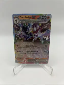 036/191 Ceruledge ex Pokemon TCG Prize Pack Series 7 Play Stamped Surging - Image 1