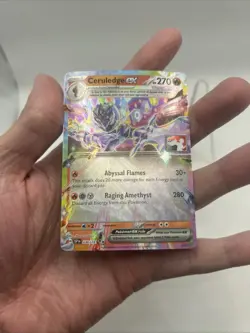 036/191 Ceruledge ex Pokemon TCG Prize Pack Series 7 Play Stamped Surging - Image 4