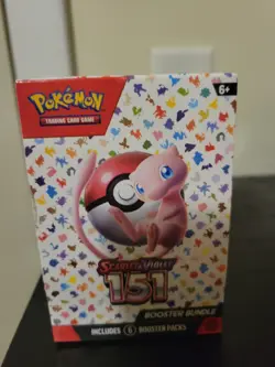 Pokemon Scarlet & Violet 151 Mew Booster Bundle Box - 6 English Booster Packs - Image 1