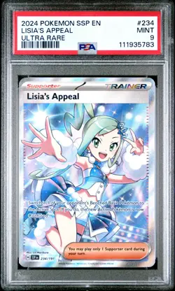 Lisia's Appeal 234/191 PSA 9 Surging Sparks SSP EN Ultra Rare 2024 Pokemon - Image 1