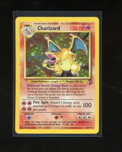 2000 Pokemon Base Set 2 II Charizard 4/130 Holo Foil Rare WOTC - Image 1