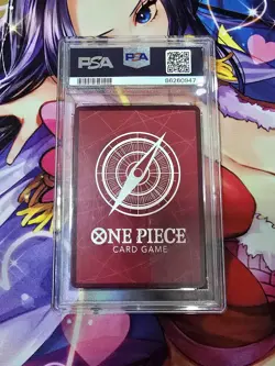 PSA10 ONE PIECE TCG Nefeltari Vivi OP04-001 Kingdoms of Intrigue ALT Art English - Image 2