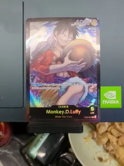 Monkey.D.Luffy Foil - ST08-001 - NM - One Piece TCG - Image 1
