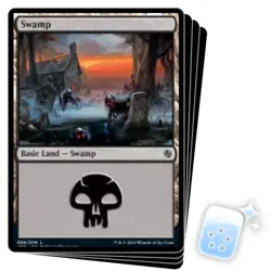 SWAMP (56) X4 Jumpstart Magic MTG MINT CARD - Image 1