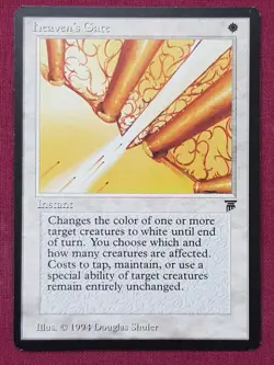 Magic The Gathering LEGENDS HEAVEN'S GATE white card MTG - Image 1