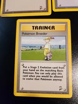 Base Set 2 Trainer Cards - Pokedex #115 - Potion #122 - Pokemon Breeder #105 - Image 4