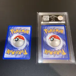 Kabuto Fossil 50/62 1st edition ACE 10 Gem Mint (not PSA) + Raw Pokemon card - Image 2