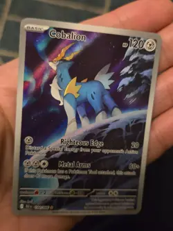Pokemon TCG Cobalion Card 144/086 SV Black Bolt Illustration, Mint English - Image 1