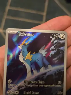 Pokemon TCG Cobalion Card 144/086 SV Black Bolt Illustration, Mint English - Image 3