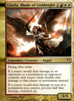 Avacyn Restored #209 Gisela, Blade of Goldnight SKU: JK - Image 1