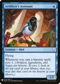 1x Artificer's Assistant NM Eng MTG - The List - Image 1