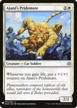 1x Ajani's Pridemate NM Eng MTG - The List - Image 1