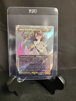 MTG Final Fantasy Yuna, Grand Summoner (Borderless) (Surge Foil) Pack Fresh - Image 1