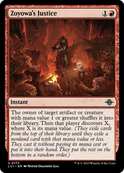 Zoyowa's Justice [The Lost Caverns of Ixalan] Magic MTG - Image 1