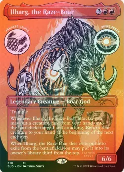 1 x Ilharg, the Raze-Boar - Foil - Secret Lair (318) - LP - MTG - Image 1
