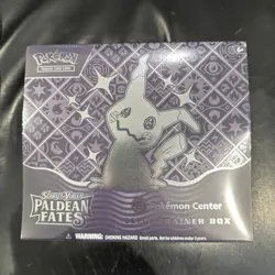 Paldean Fates Pokemon Center Elite Trainer Box New Sealed - Image 1