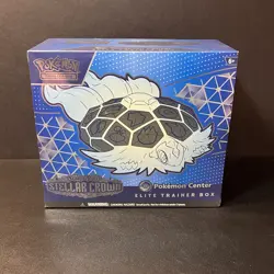 Pokemon Stellar Crown (Pokemon Center) Elite Trainer Box ETB SEALED 250001 - Image 1