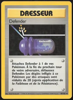 Carte Pokemon Defender 80/102 Set de base Francais - Image 1