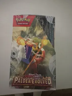 Pokemon TCG Scarlet & Violet Paldea Evolved Half Booster Box 18 Packs (Unsealed) - Image 3