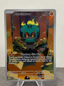 Pokemon TCG Marshadow 146/132 Mega Evolution Illustration Rare Mint - Image 1