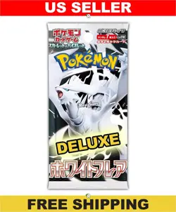 White Flare DELUXE Booster Pack SV11W - Japanese Pokemon Factory Sealed - Image 1