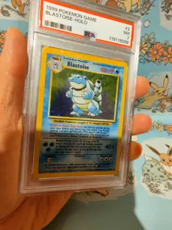 Blastoise Pokemon Base Set Holo 1999 Wizards of The Coast (WOTC) 2/102 PSA 7 - Image 2